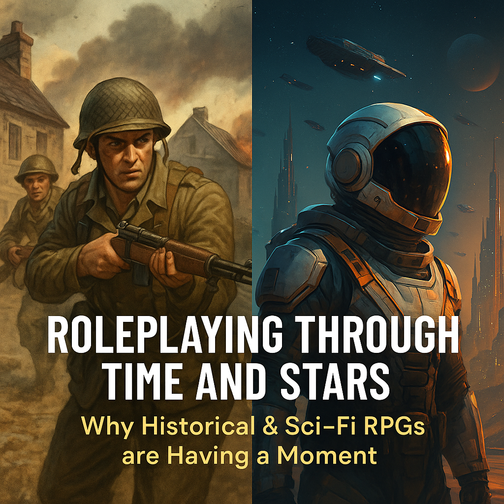 Roleplaying Through Time and Stars: Why Historical & Sci-Fi RPGs are Having a Moment
