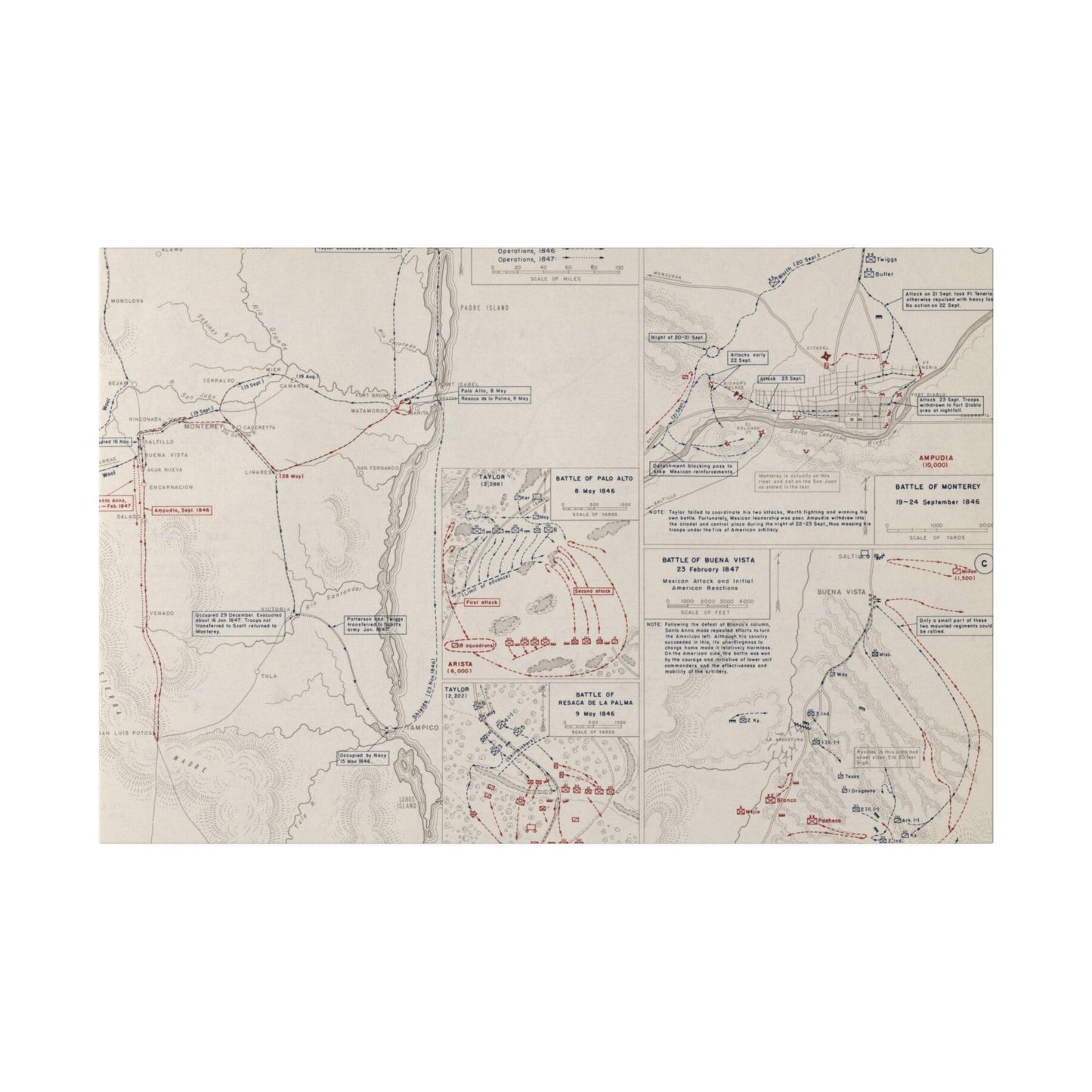Mexican War, Taylor's Campaign, 1846-1847 - Pacific Sky Games