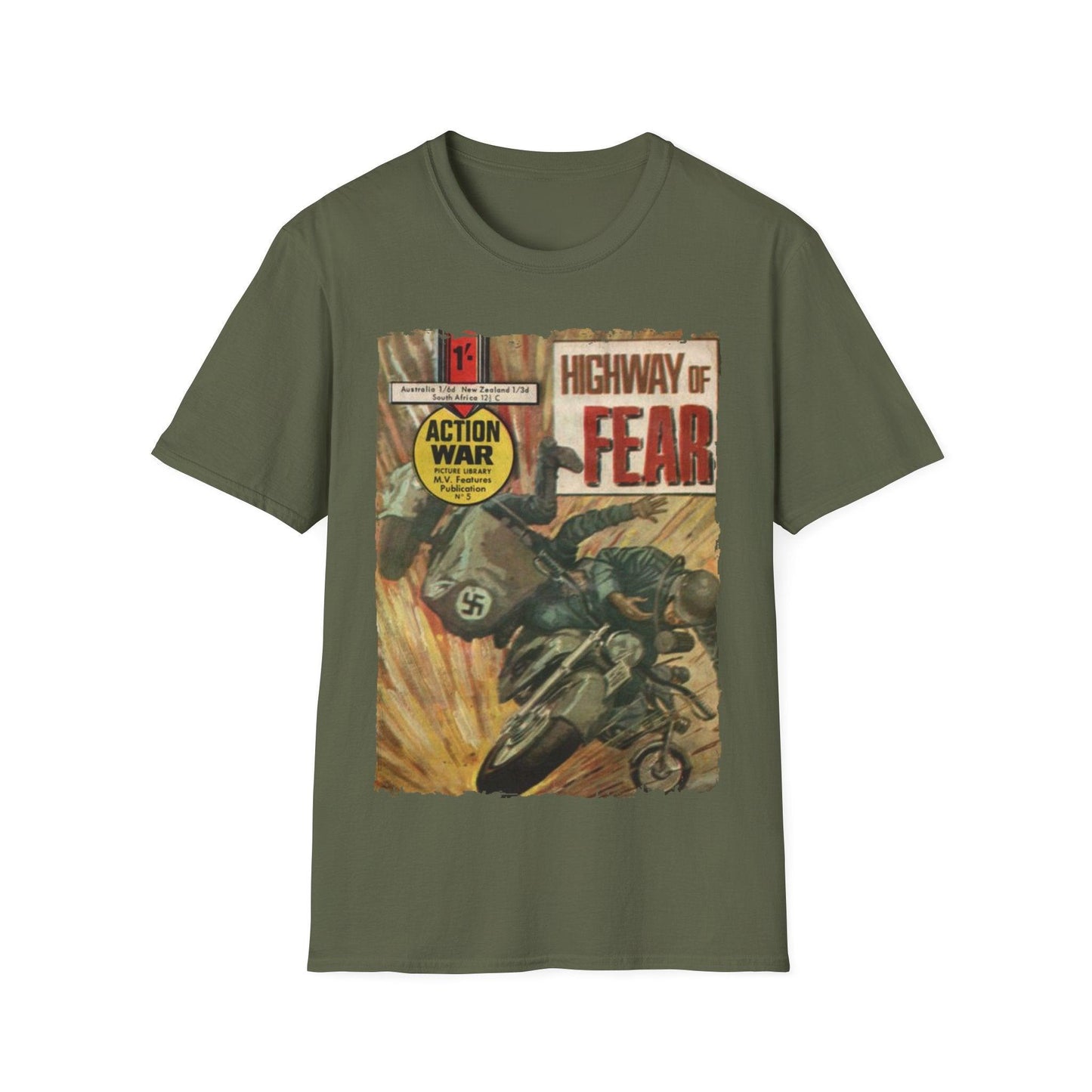 Action War #5 - Unisex Softstyle T-Shirt