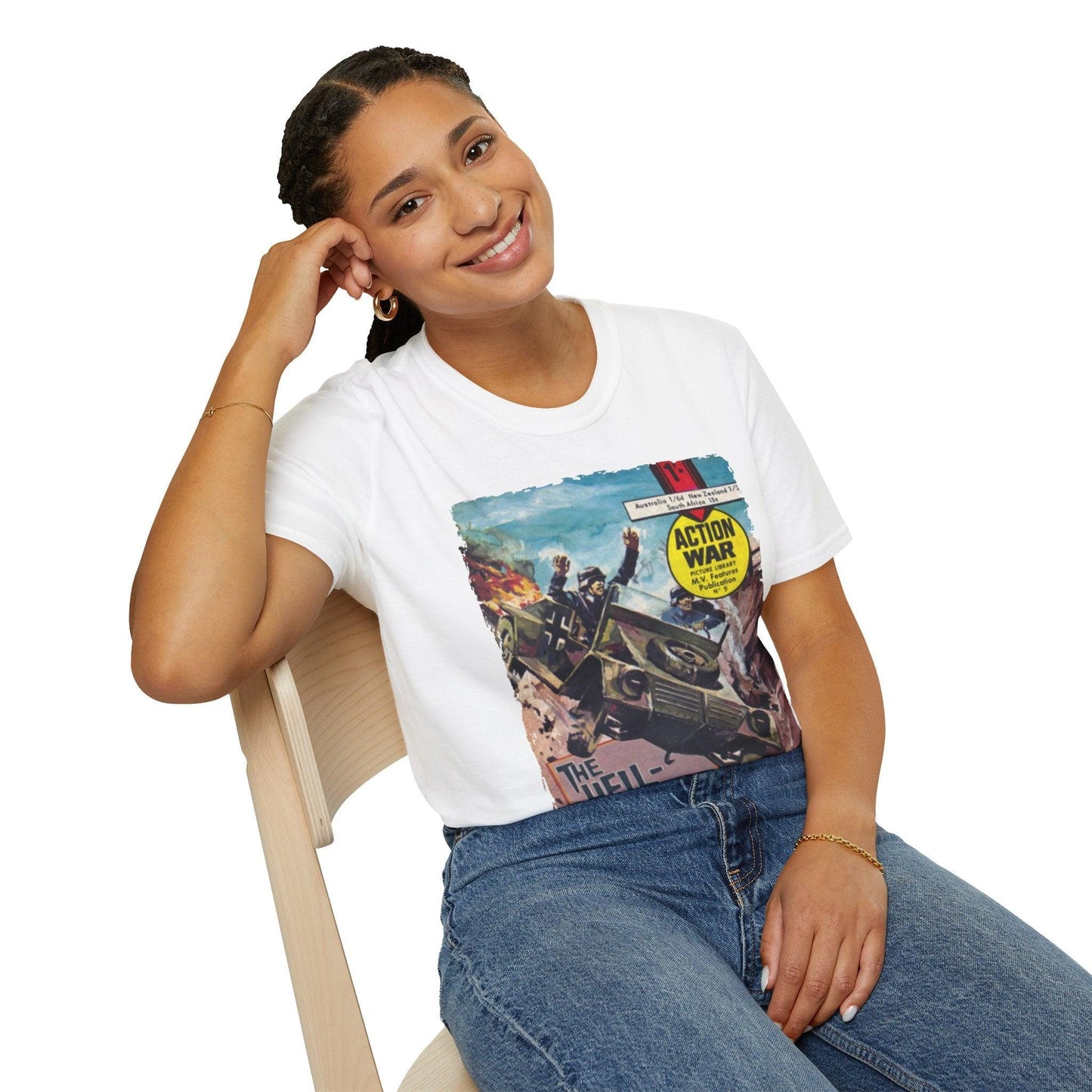Action War #9 - Unisex Softstyle T-Shirt