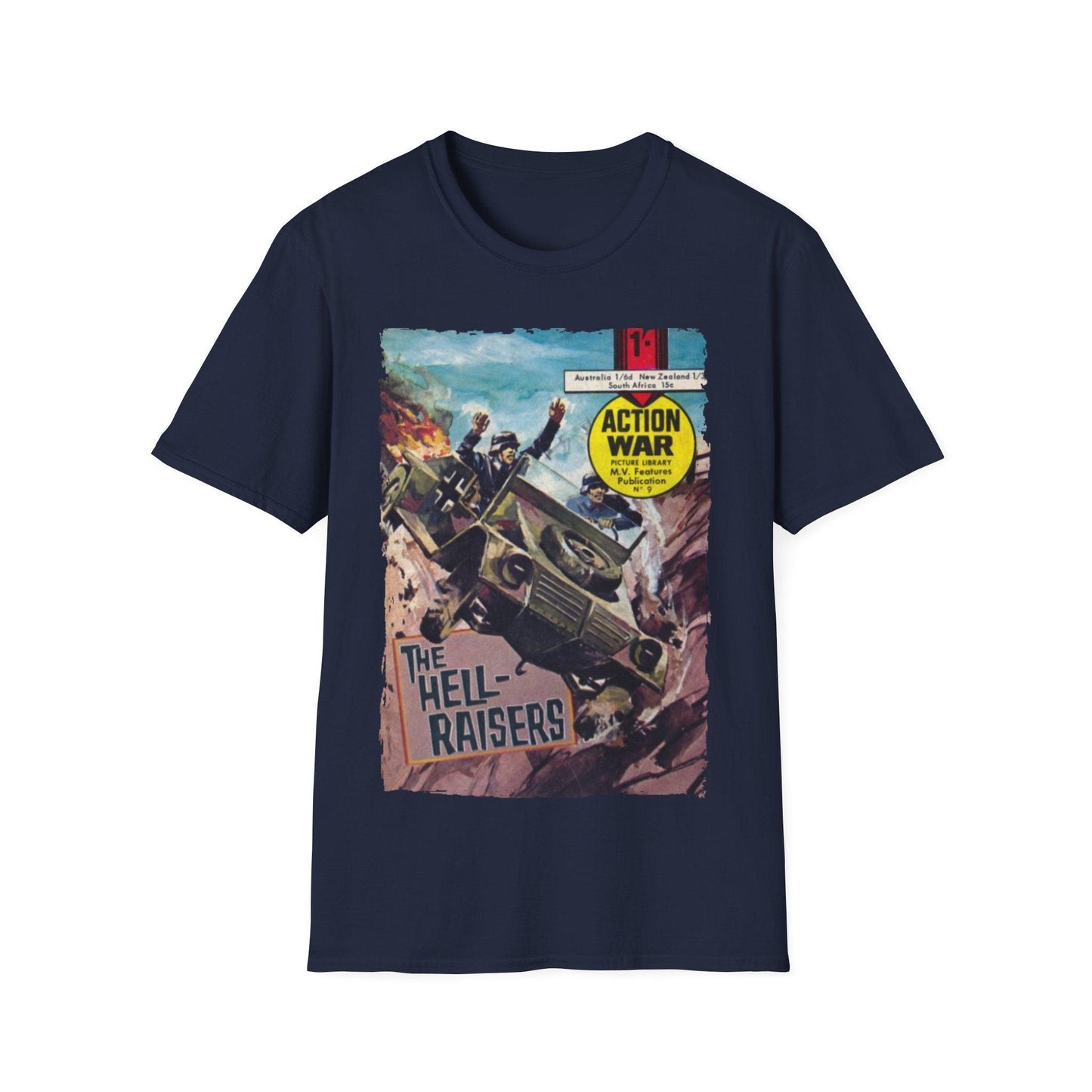 Action War #9 - Unisex Softstyle T-Shirt