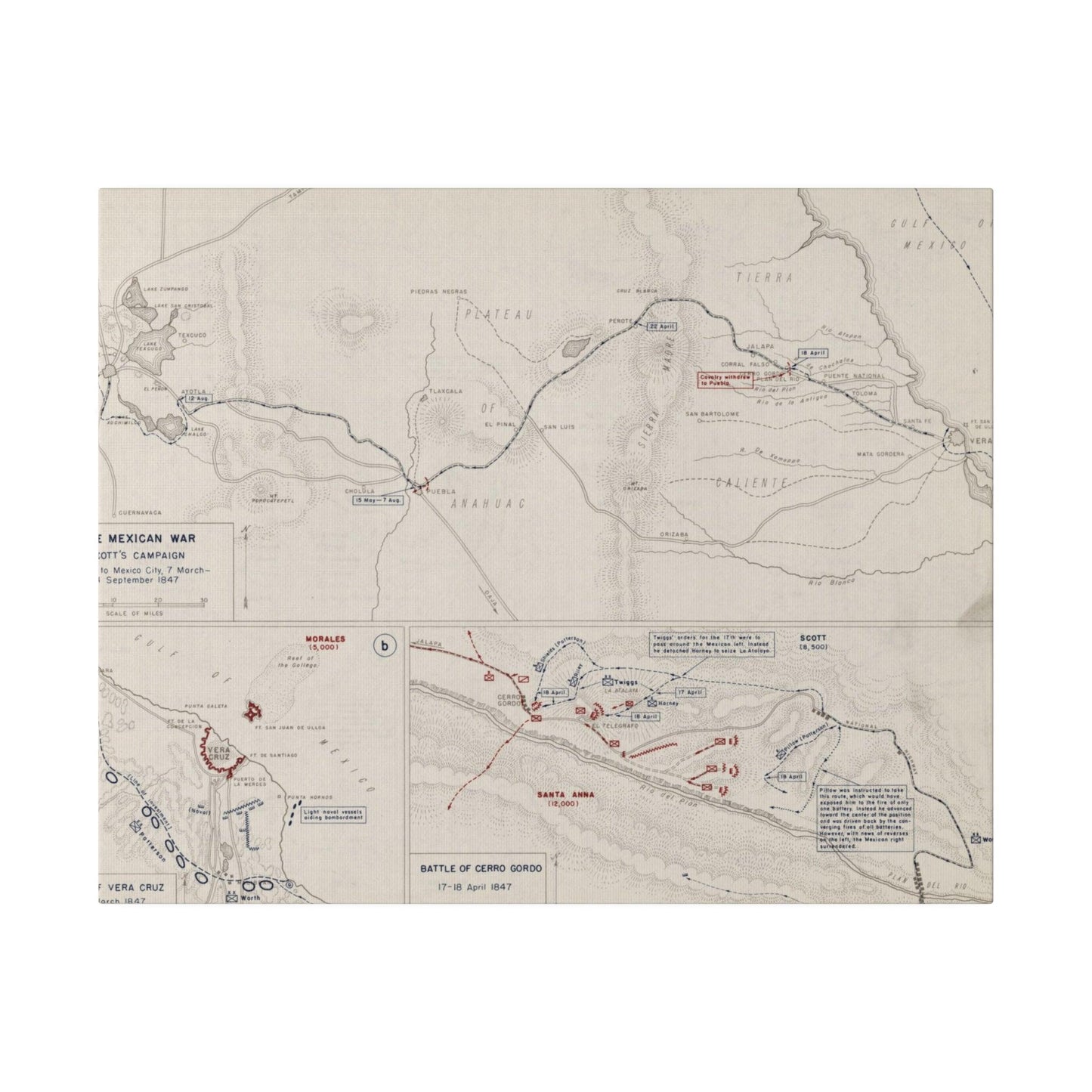 Mexican War, Scott's Campaign, Mar-Sept 1847 - Pacific Sky Games