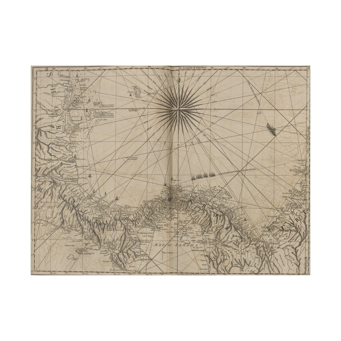 Isthmus of Panama from Great River on the Moskito Shore to Cartegena - Pacific Sky Games