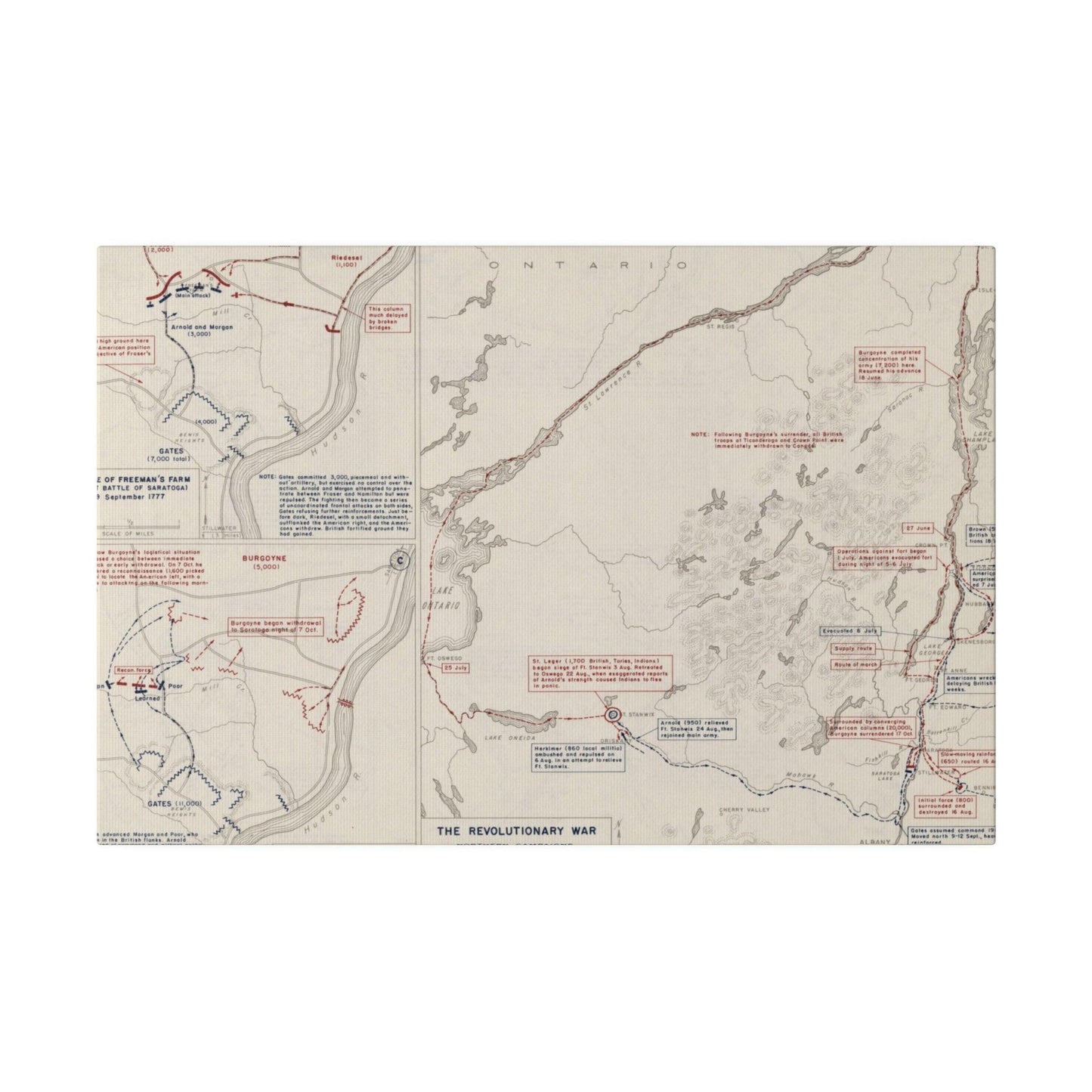 Revolutionary War, Burgoyne's Expedition 1777 - Pacific Sky Games