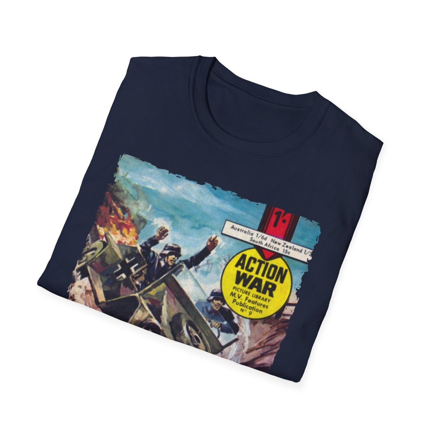 Action War #9 - Unisex Softstyle T-Shirt