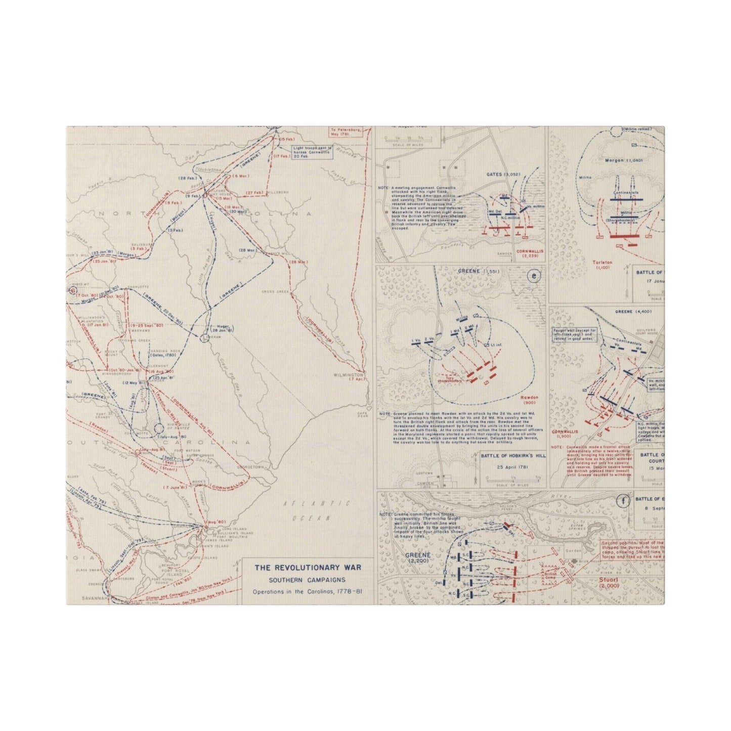 Revolutionary War, Carolinas 1778-1781 - Pacific Sky Games