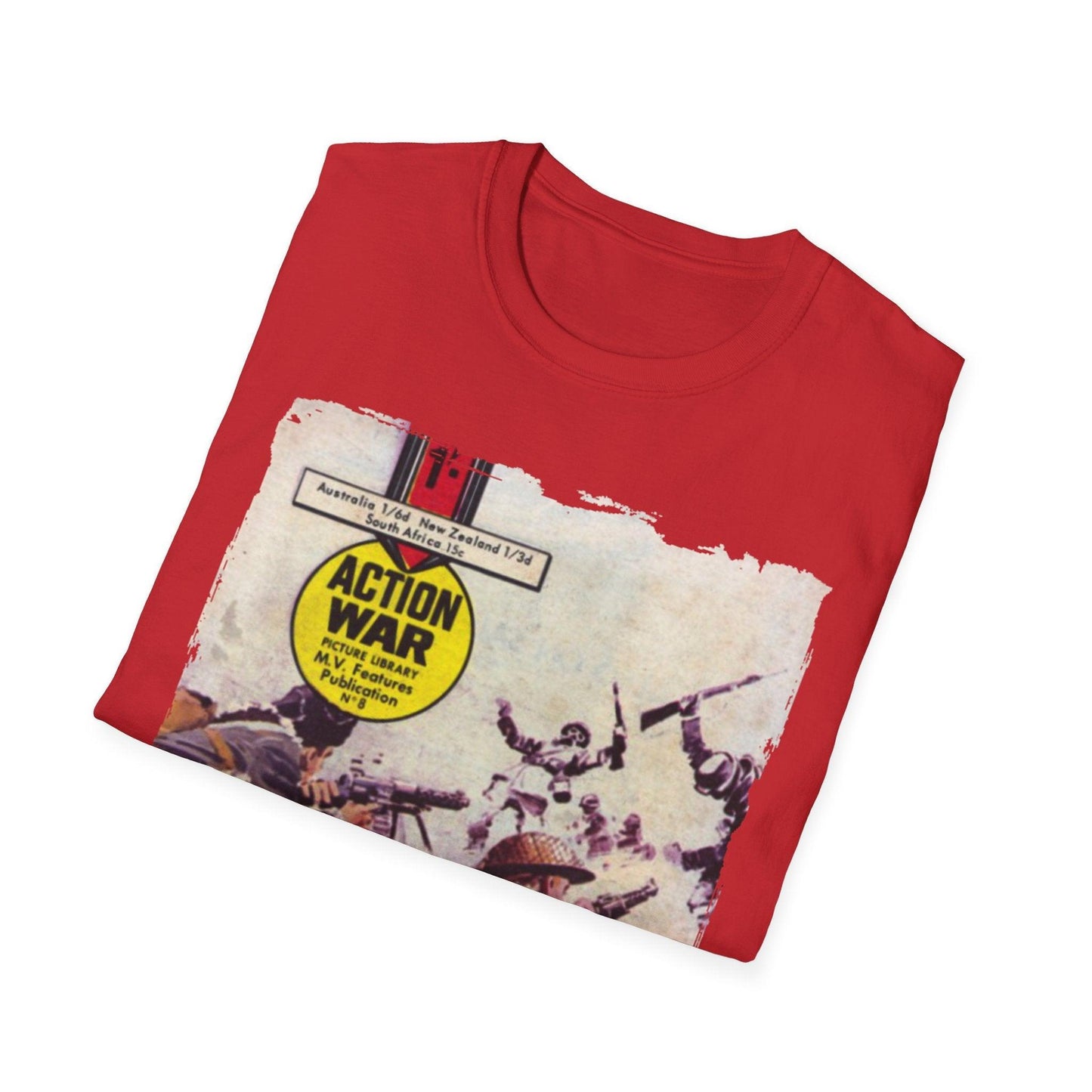 Action War #8 - Unisex Softstyle T-Shirt