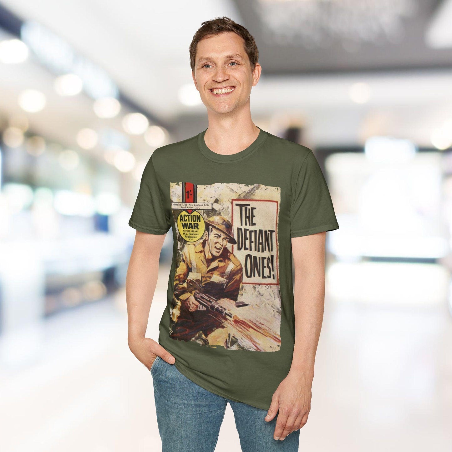 Action War #6 - Unisex Softstyle T-Shirt