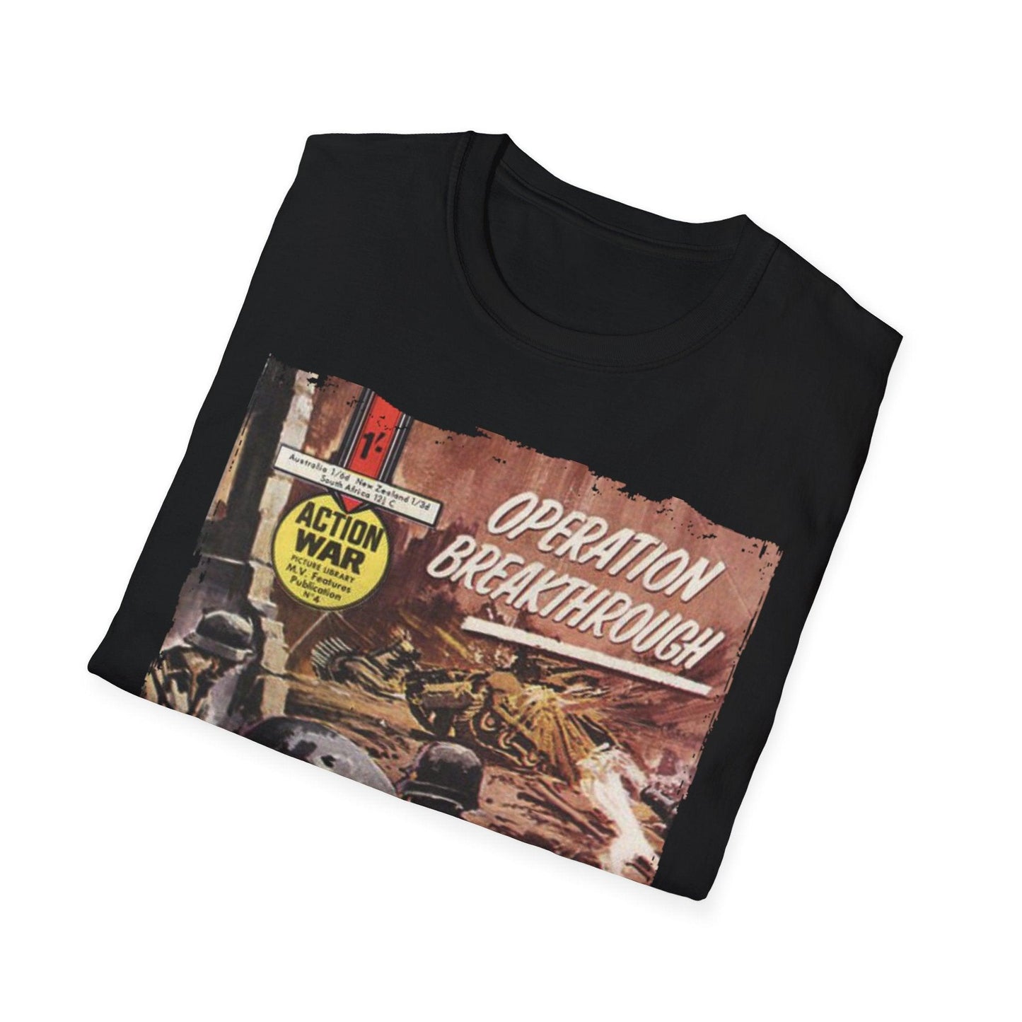 Action War #4 - Unisex Softstyle T-Shirt