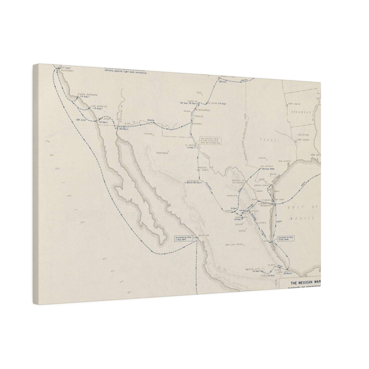 Mexican War, Operations 1846-1847 - Pacific Sky Games