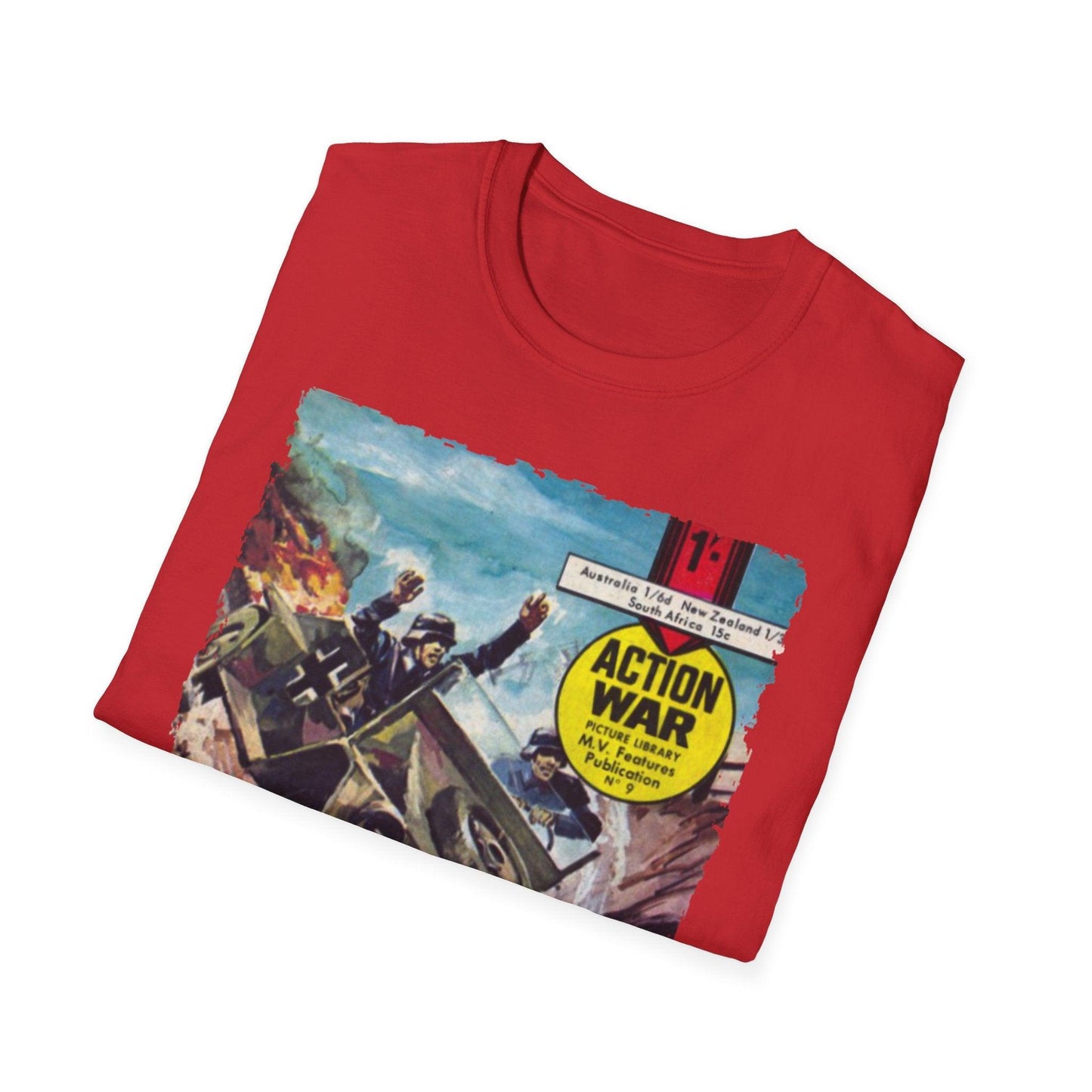 Action War #9 - Unisex Softstyle T-Shirt