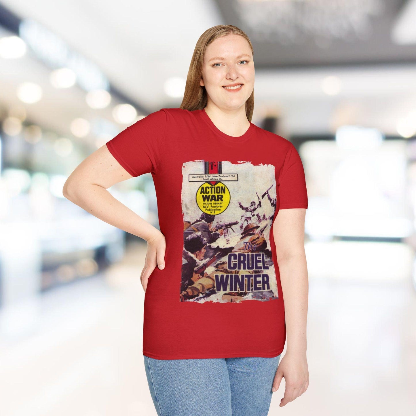 Action War #8 - Unisex Softstyle T-Shirt