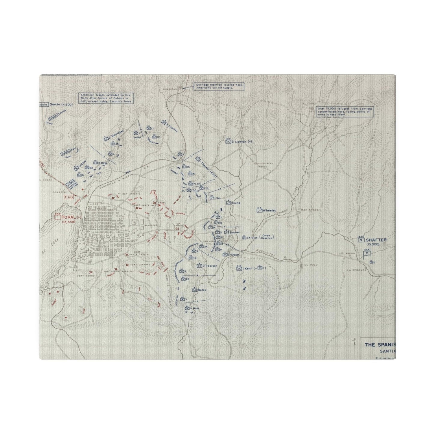 Spanish-American War, Santiago Campaign, Surrender of Santiago 14 July 1898 - Pacific Sky Games