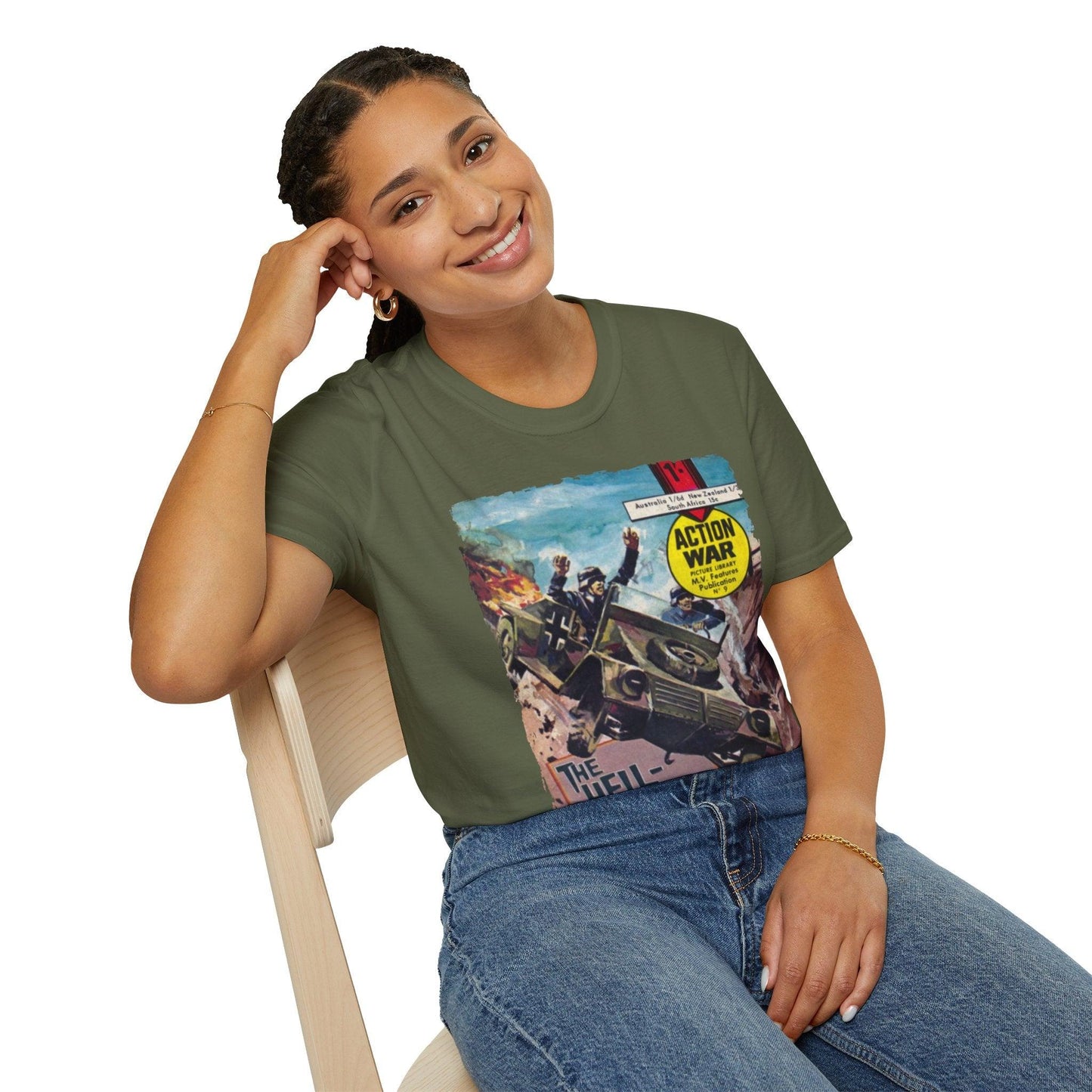 Action War #9 - Unisex Softstyle T-Shirt