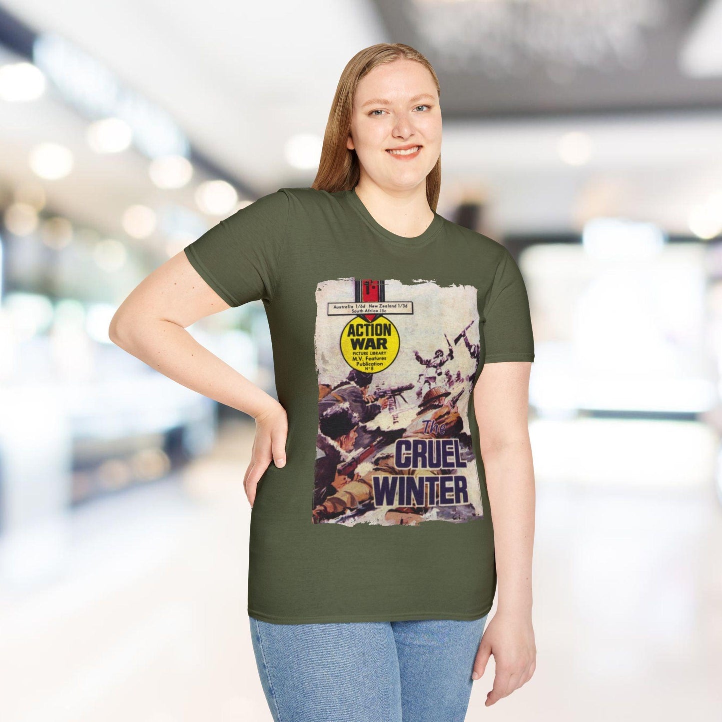 Action War #8 - Unisex Softstyle T-Shirt