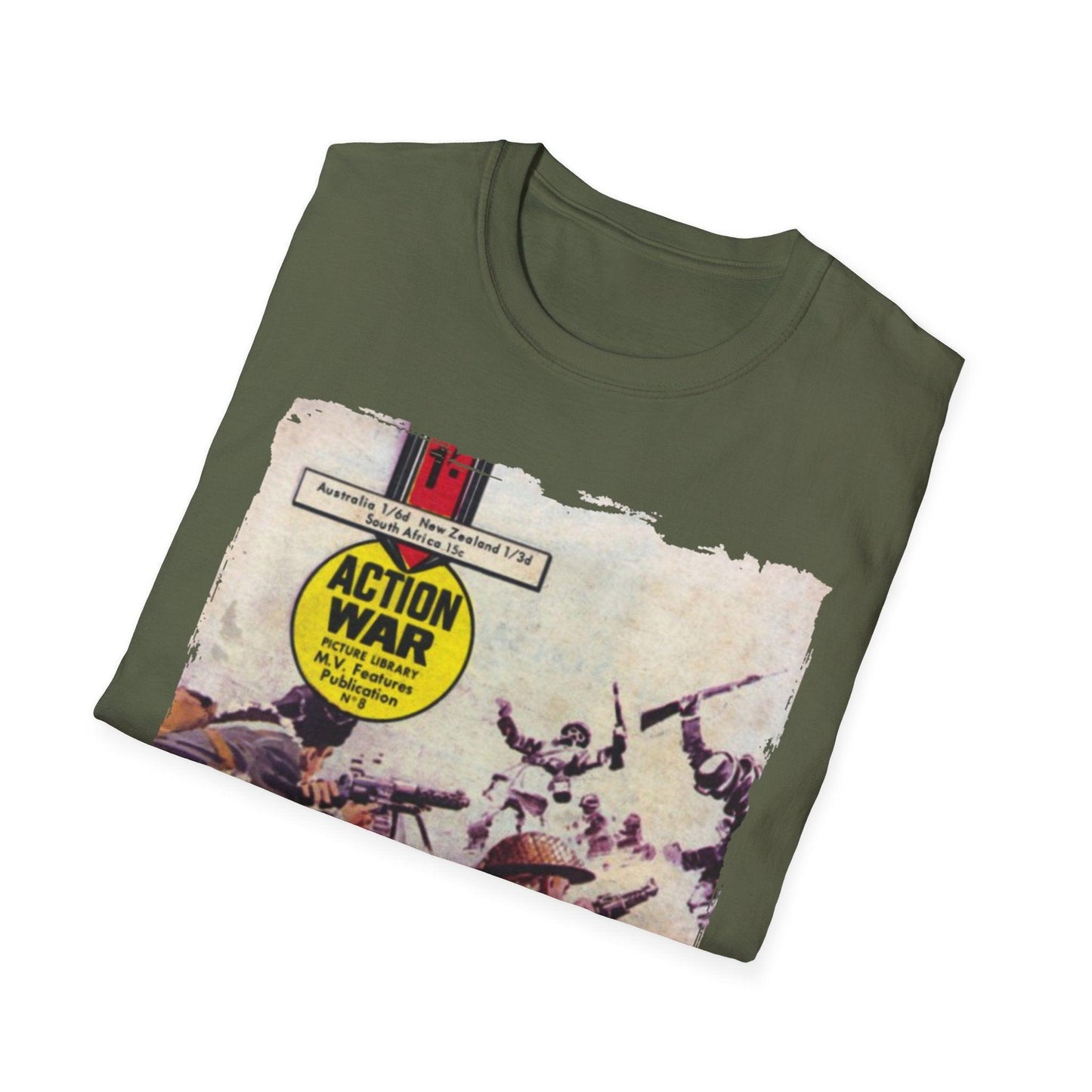 Action War #8 - Unisex Softstyle T-Shirt