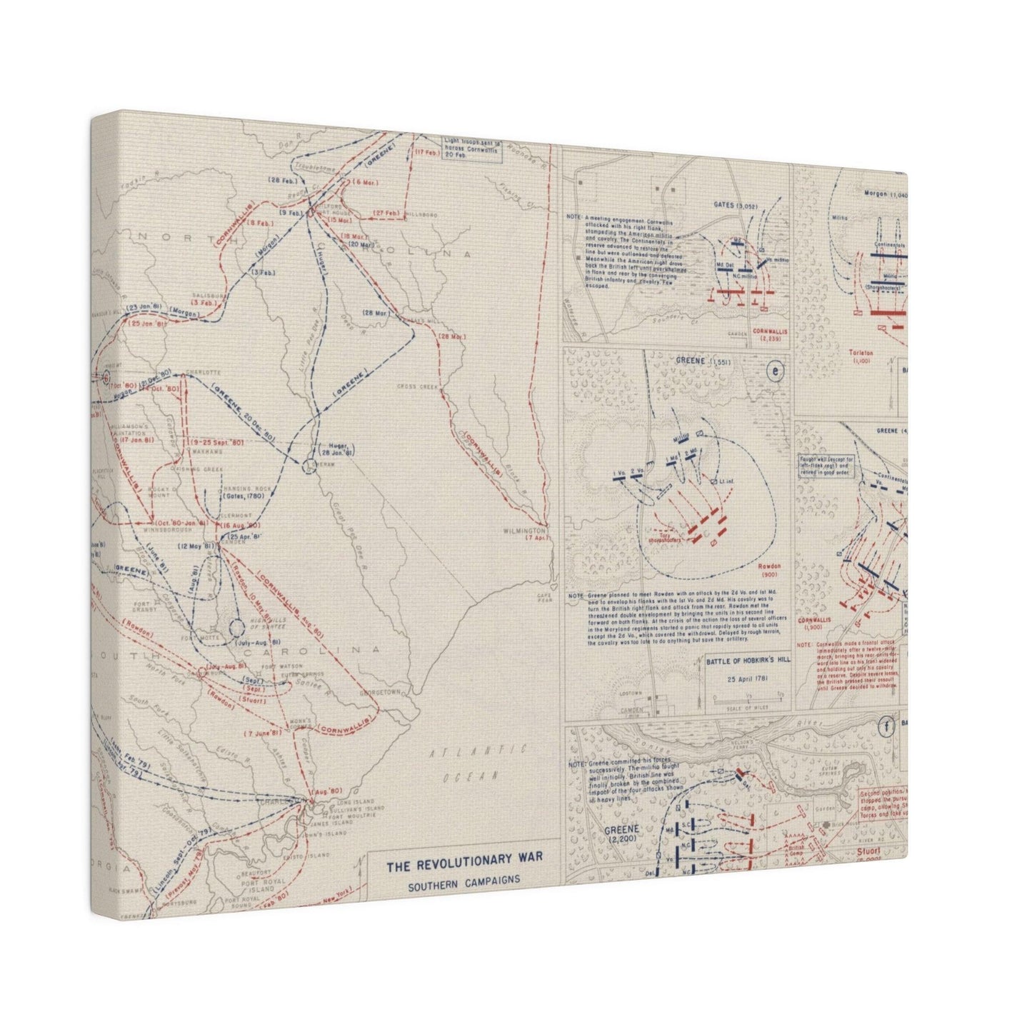 Revolutionary War, Carolinas 1778-1781 - Pacific Sky Games
