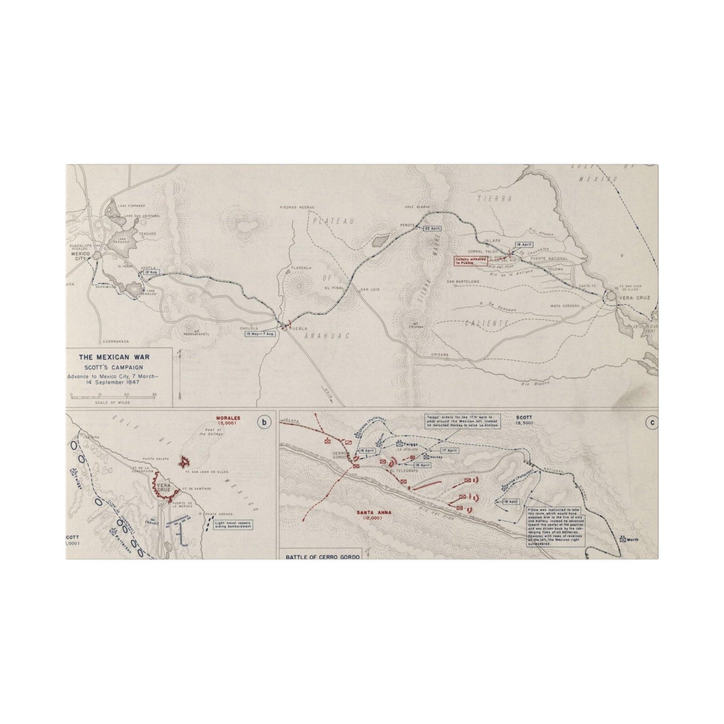 Mexican War, Scott's Campaign, Mar-Sept 1847 - Pacific Sky Games