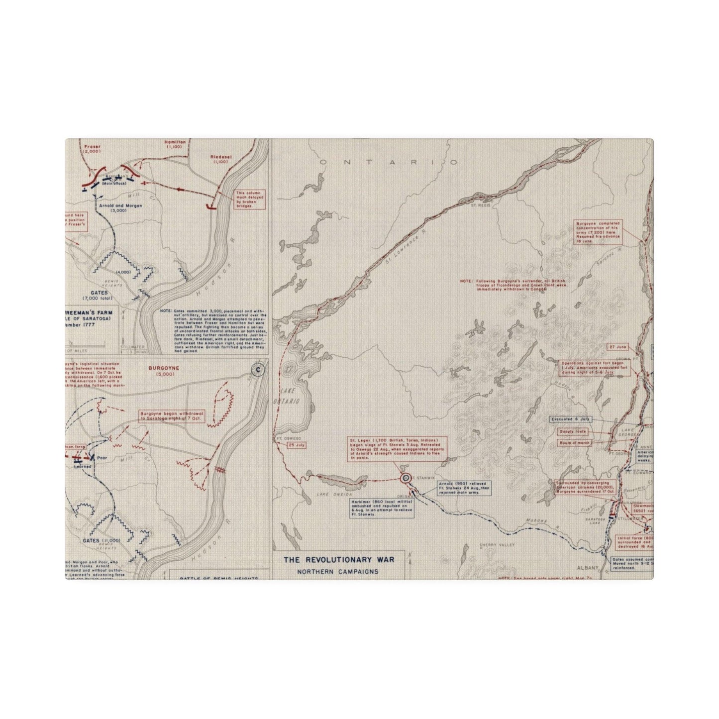 Revolutionary War, Burgoyne's Expedition 1777 - Pacific Sky Games