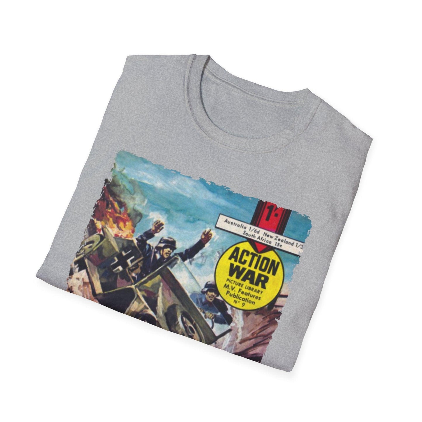 Action War #9 - Unisex Softstyle T-Shirt