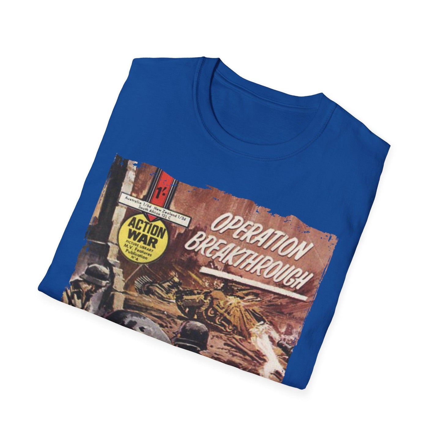 Action War #4 - Unisex Softstyle T-Shirt