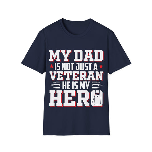 My Dad Hero - Unisex Softstyle T-Shirt
