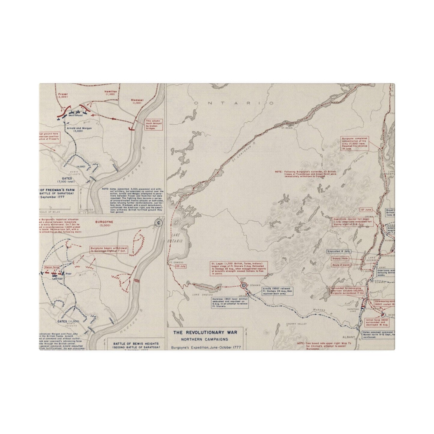 Revolutionary War, Burgoyne's Expedition 1777 - Pacific Sky Games
