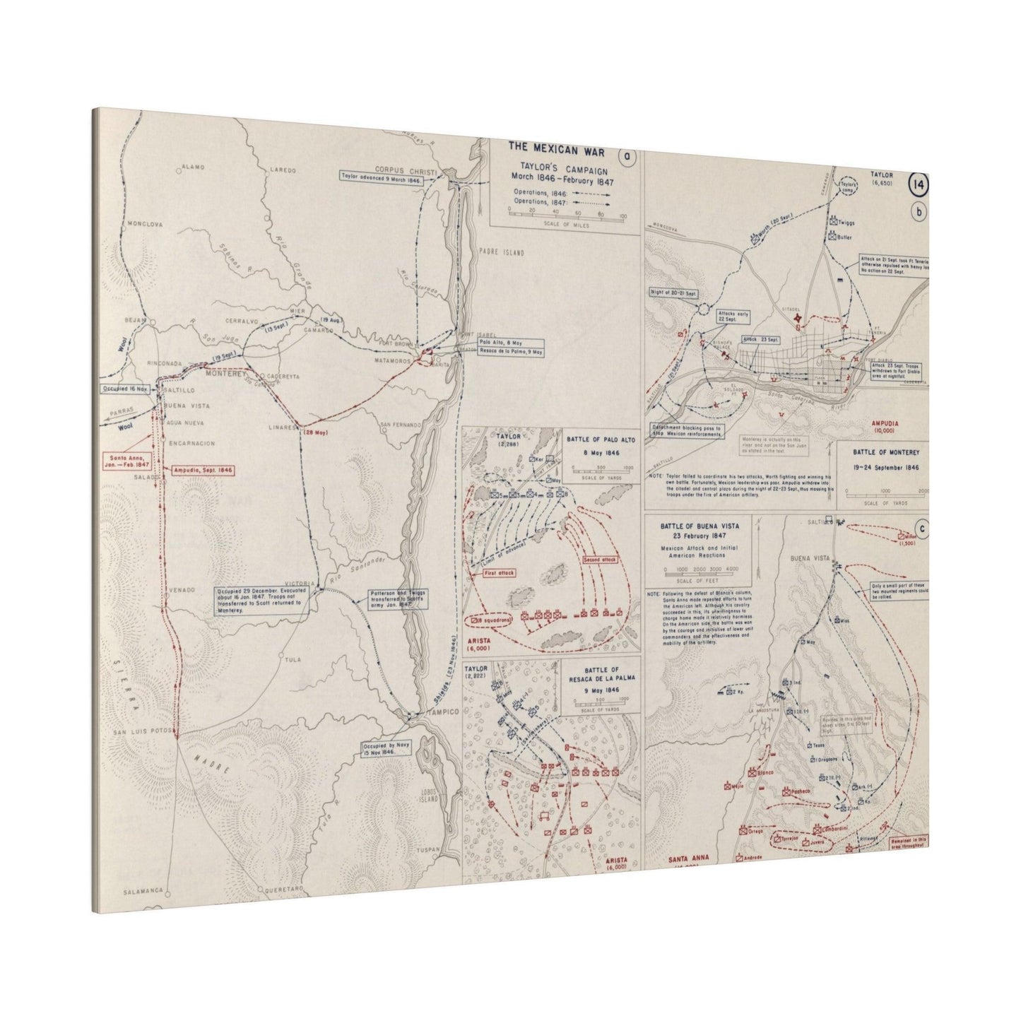 Mexican War, Taylor's Campaign, 1846-1847 - Pacific Sky Games