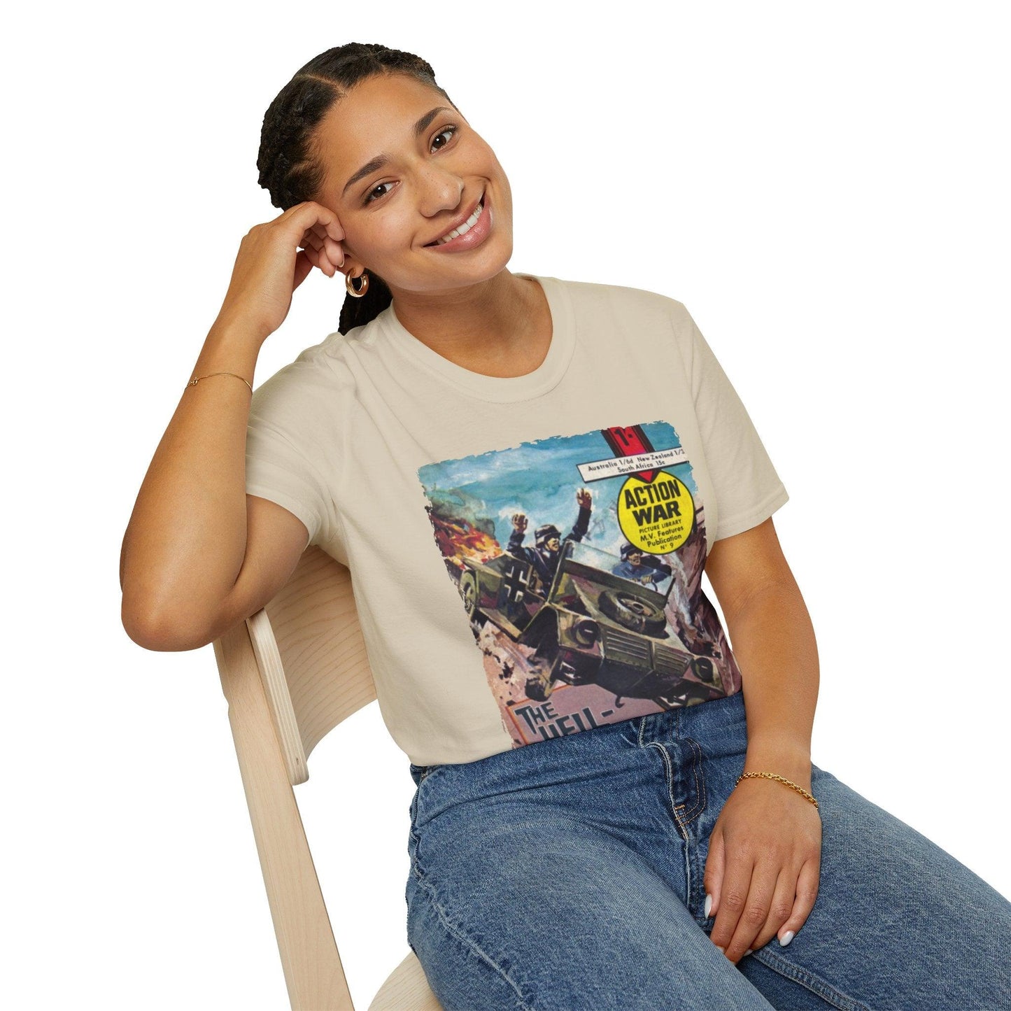 Action War #9 - Unisex Softstyle T-Shirt