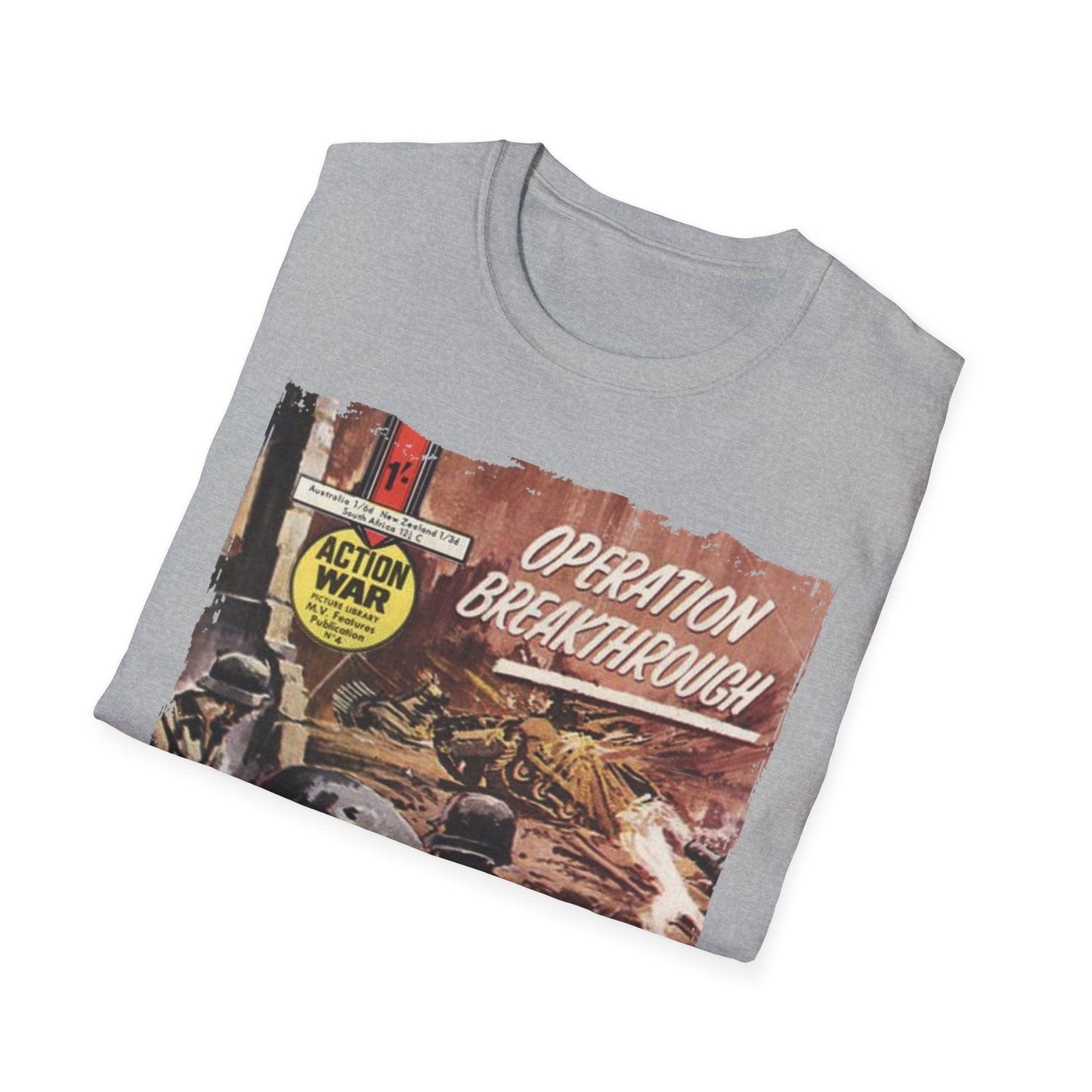 Action War #4 - Unisex Softstyle T-Shirt