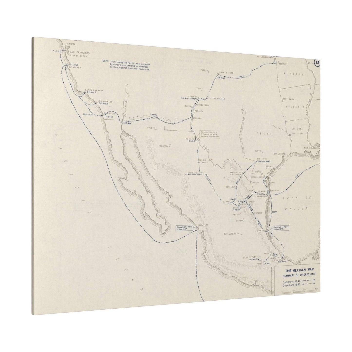 Mexican War, Operations 1846-1847 - Pacific Sky Games