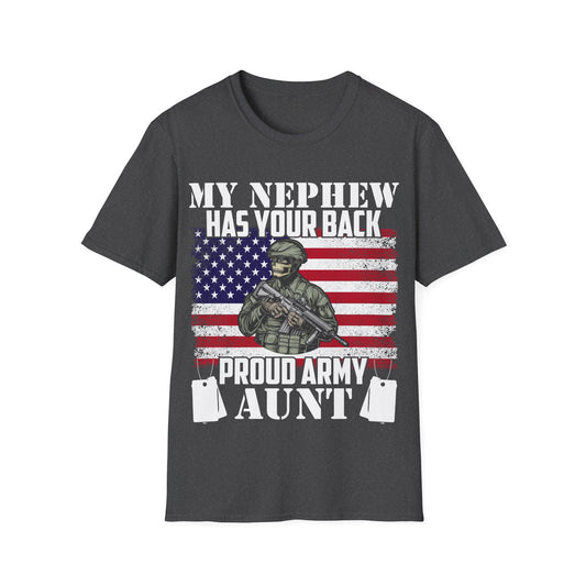 Proud Army Aunt - Unisex Softstyle T-Shirt