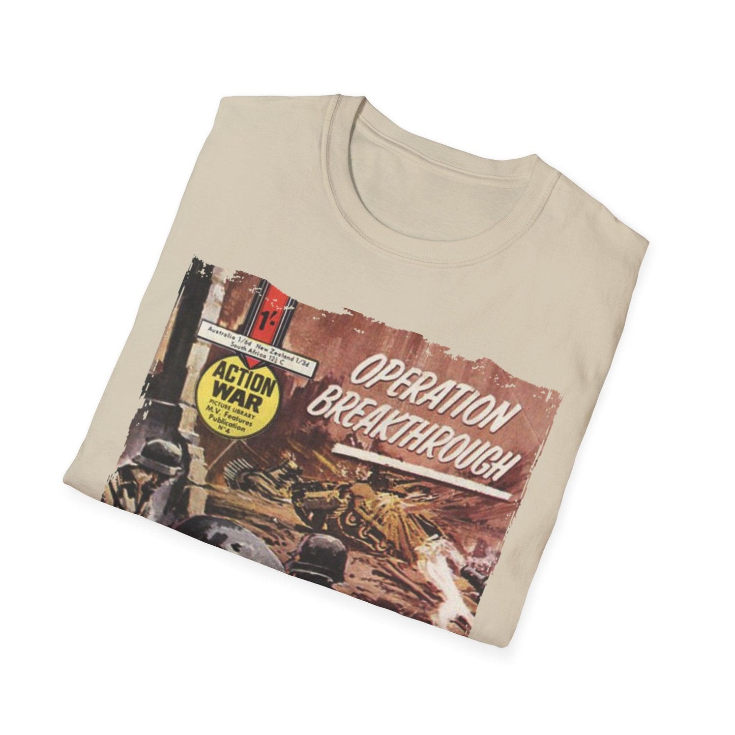 Action War #4 - Unisex Softstyle T-Shirt