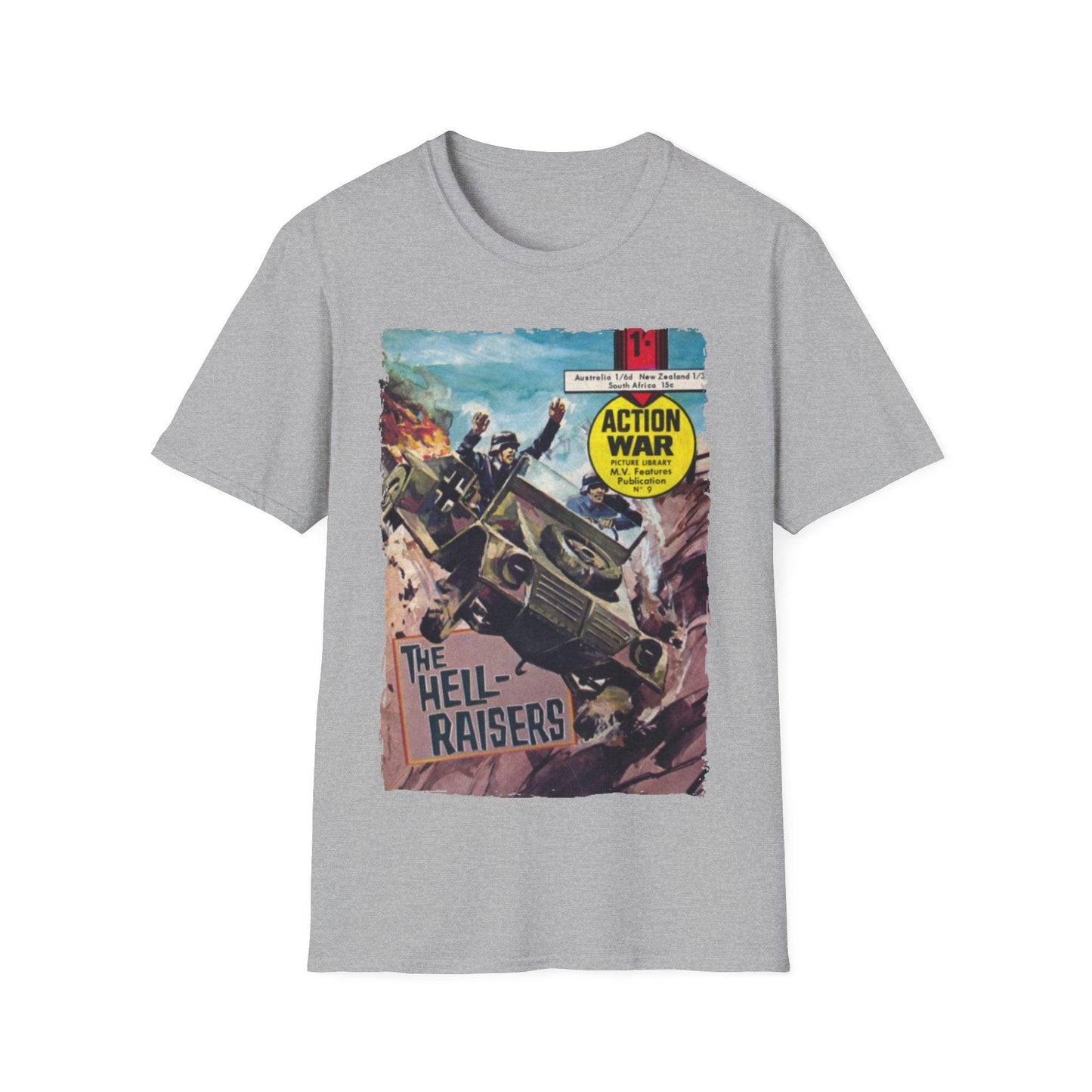 Action War #9 - Unisex Softstyle T-Shirt