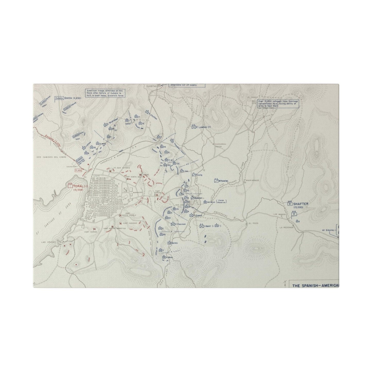 Spanish-American War, Santiago Campaign, Surrender of Santiago 14 July 1898 - Pacific Sky Games