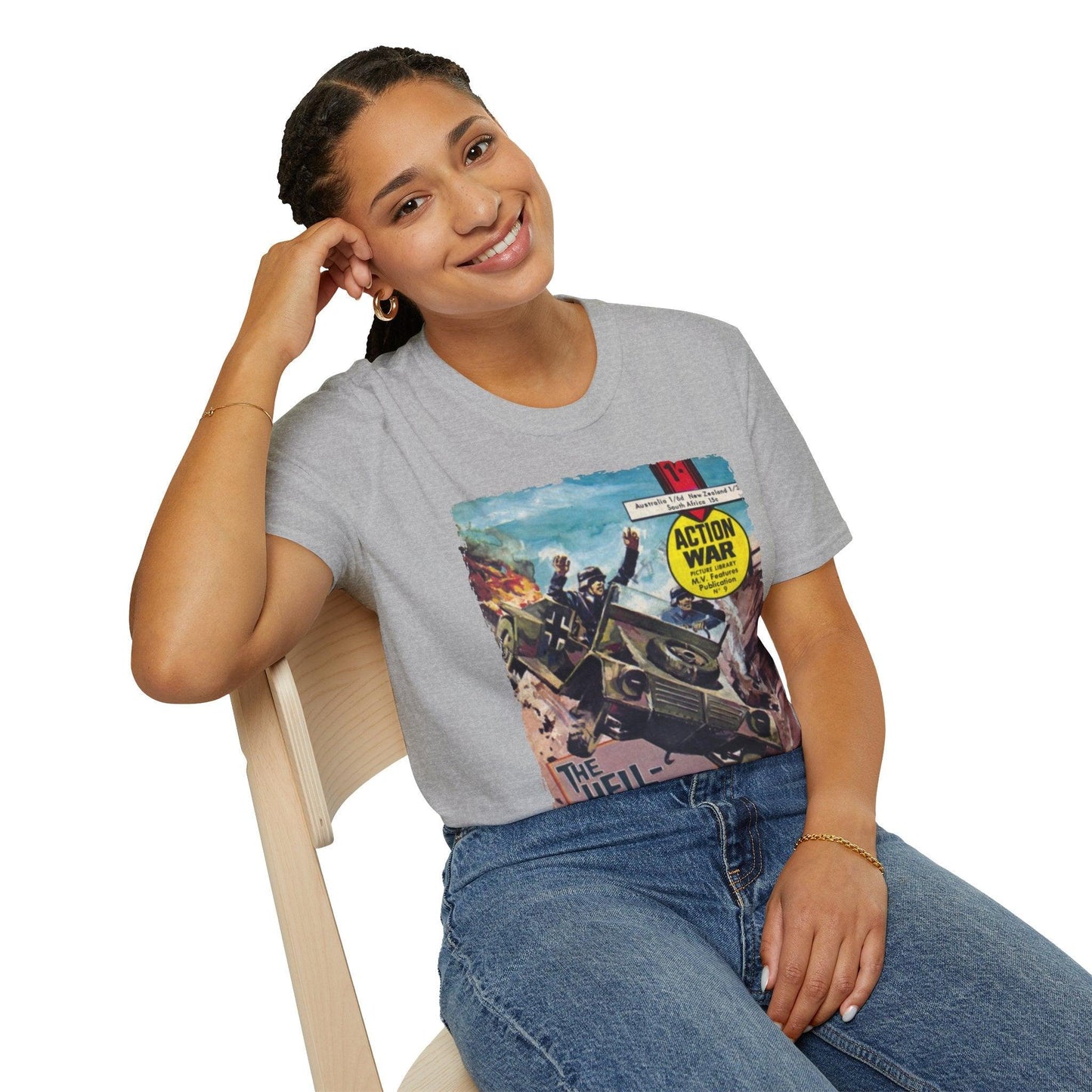 Action War #9 - Unisex Softstyle T-Shirt