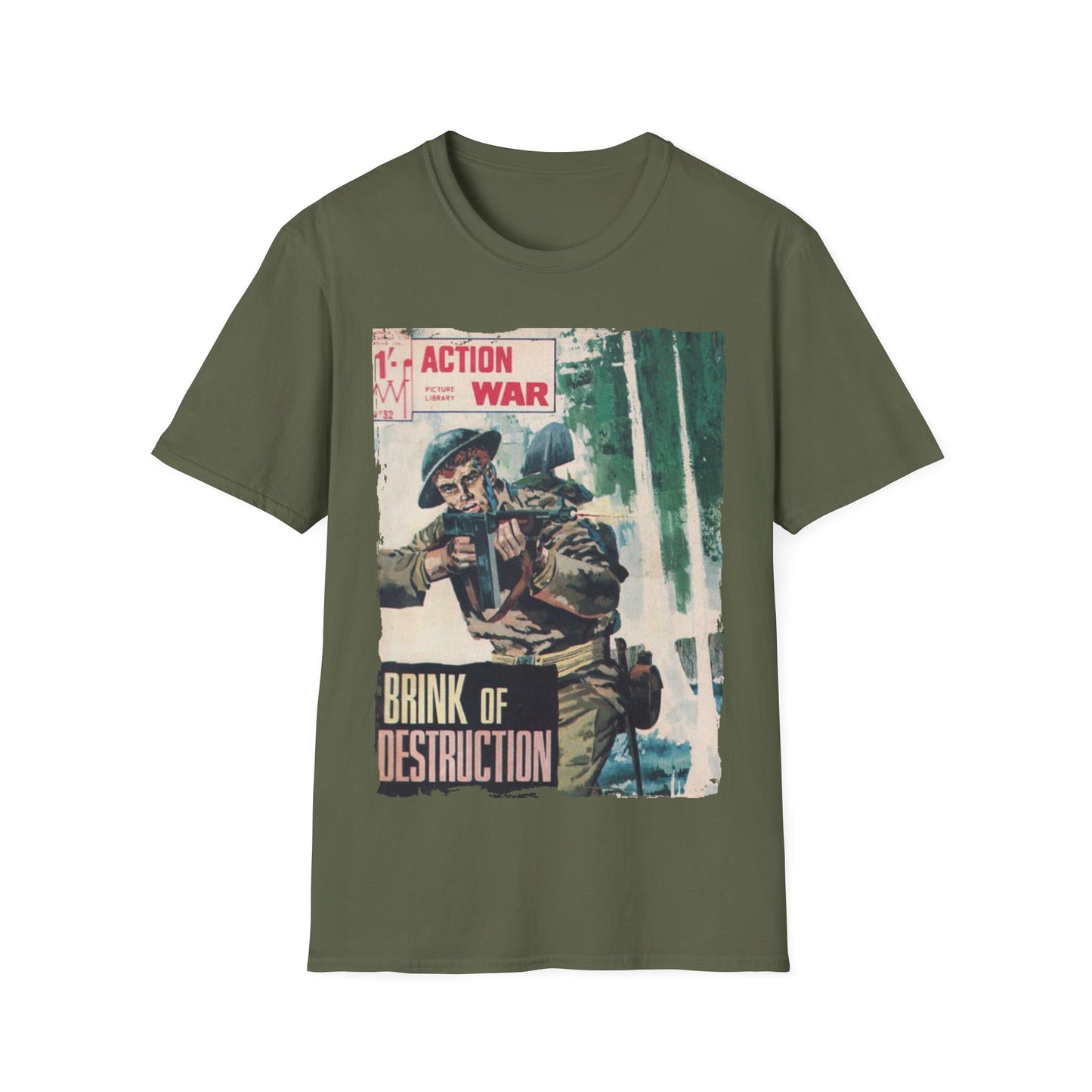Action War #32 - Unisex Softstyle T-Shirt