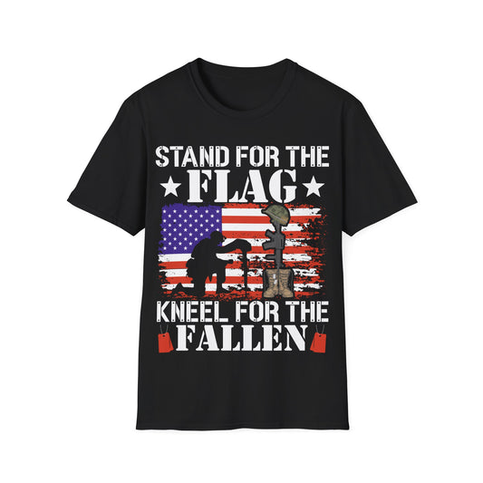 Kneel For The Fallen - Unisex Softstyle T-Shirt