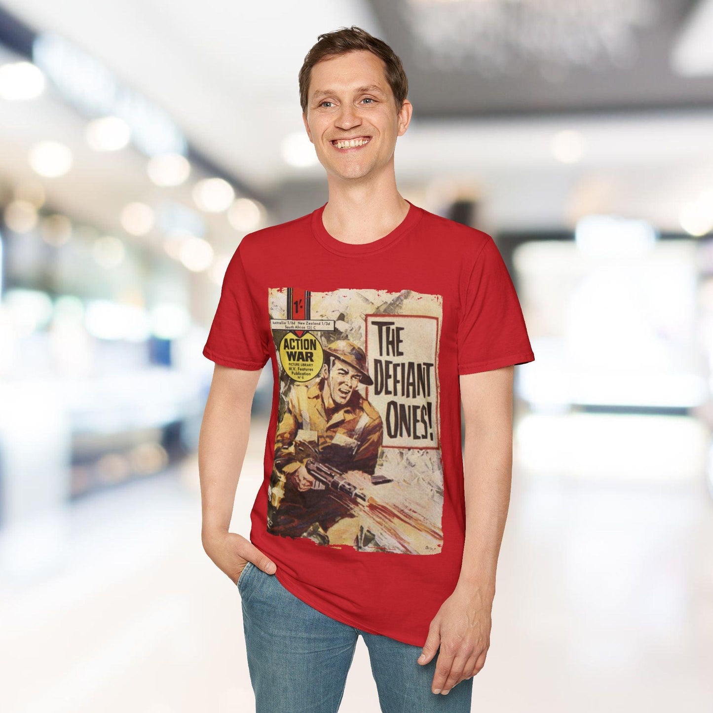 Action War #6 - Unisex Softstyle T-Shirt
