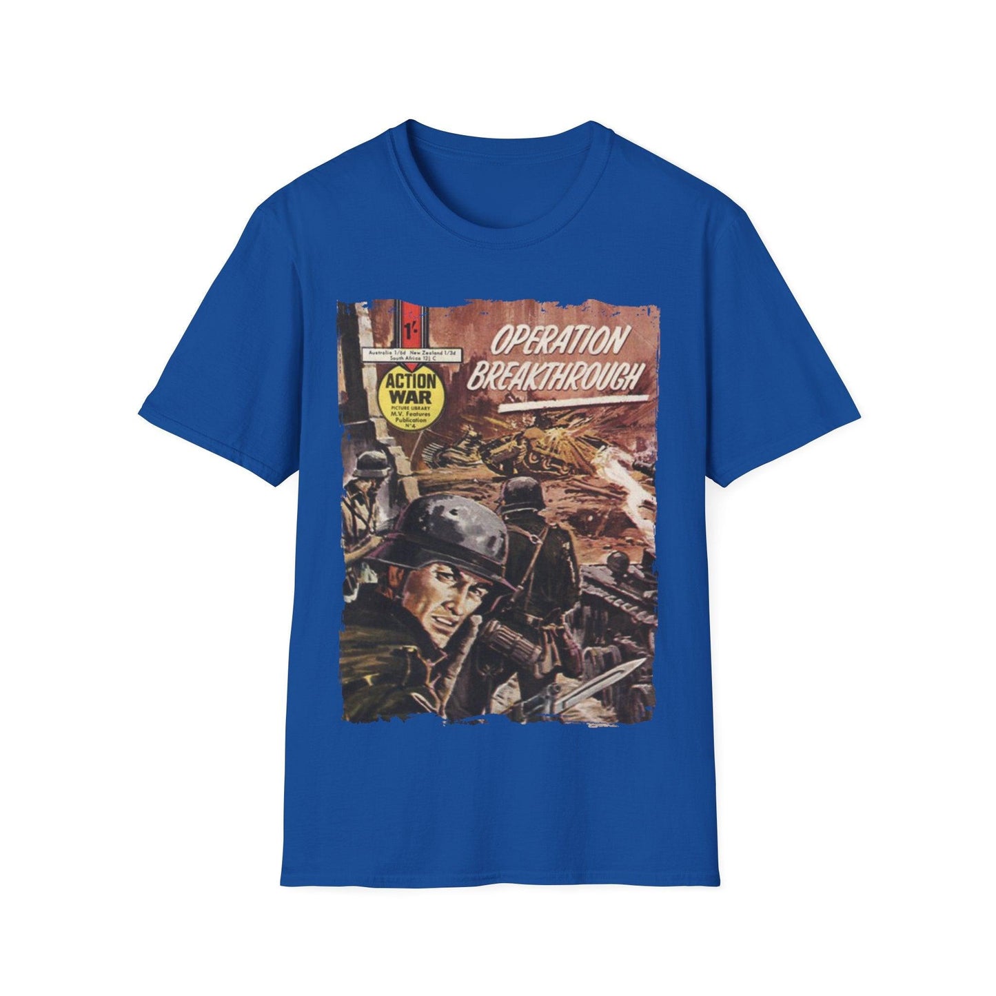 Action War #4 - Unisex Softstyle T-Shirt