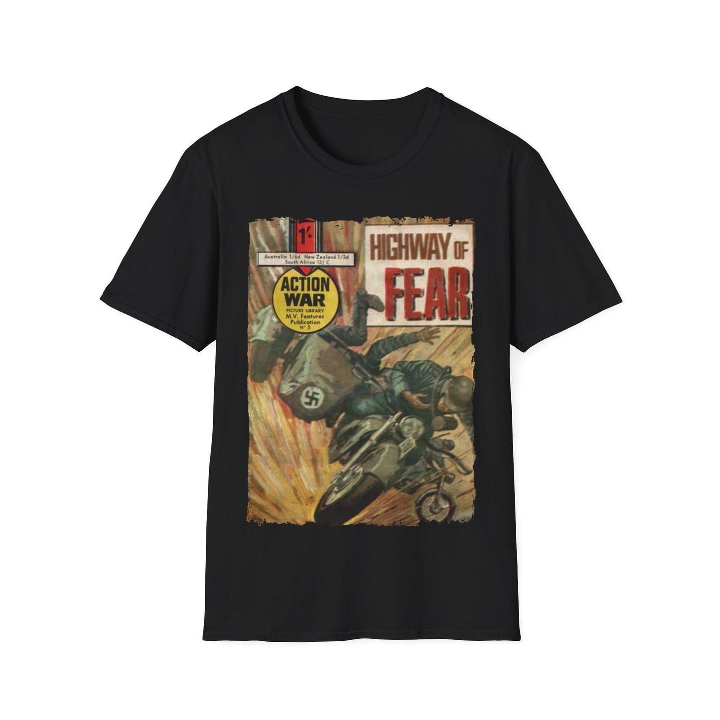 Action War #5 - Unisex Softstyle T-Shirt