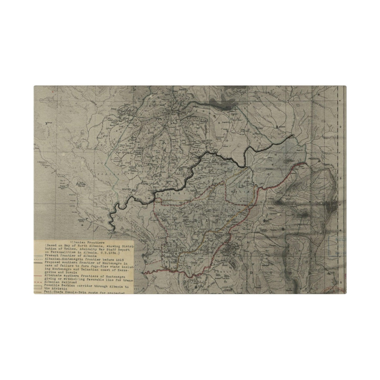 Albanian Frontiers, Admiralty War Staff, 1916 - Pacific Sky Games