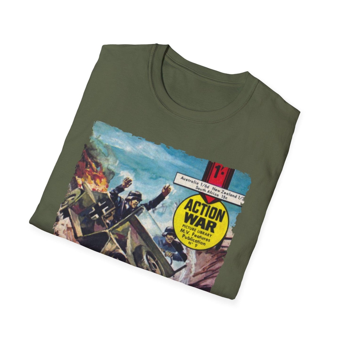 Action War #9 - Unisex Softstyle T-Shirt