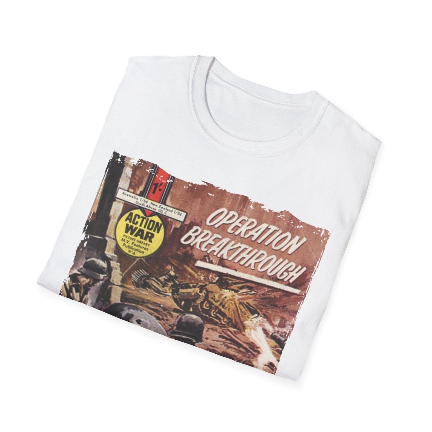 Action War #4 - Unisex Softstyle T-Shirt