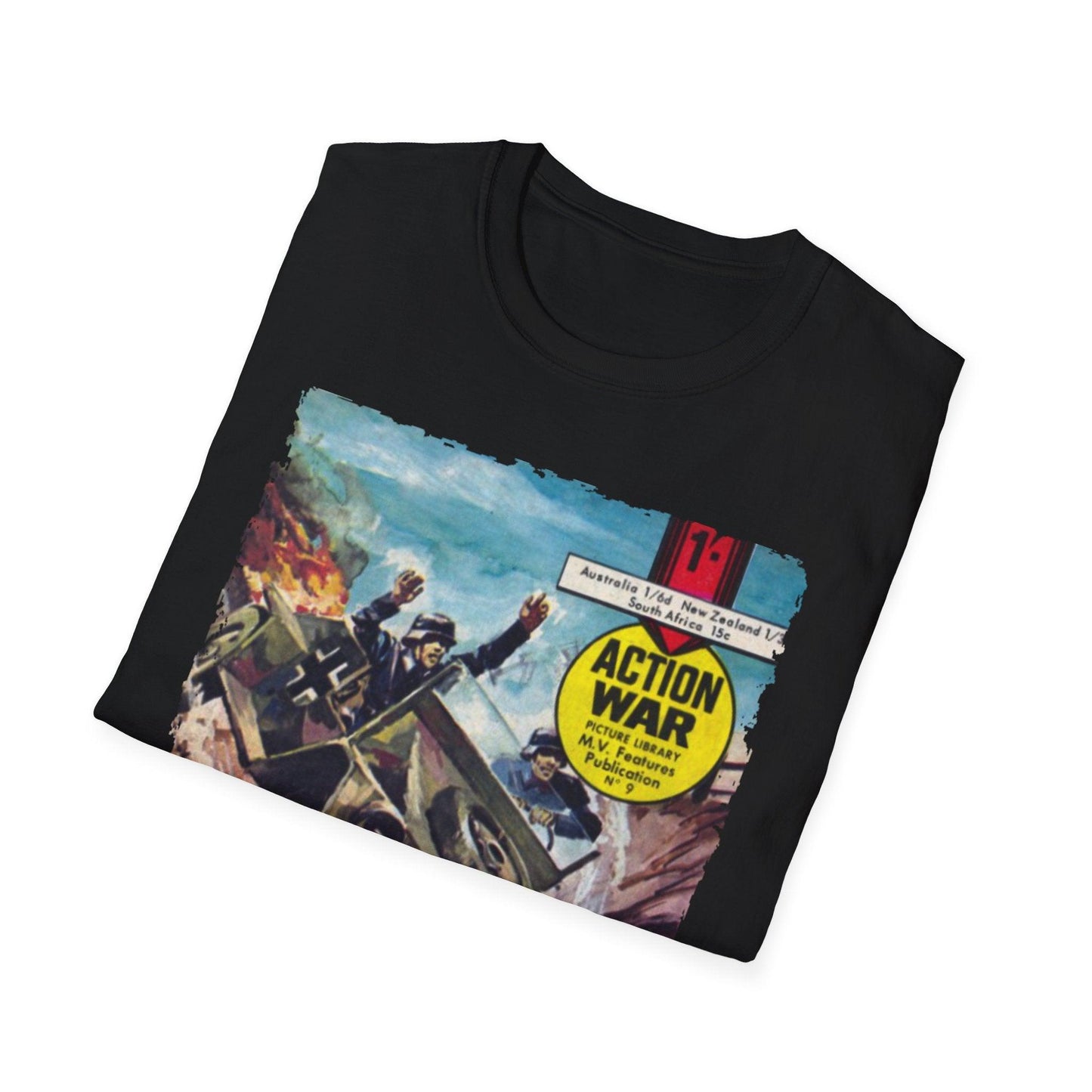 Action War #9 - Unisex Softstyle T-Shirt