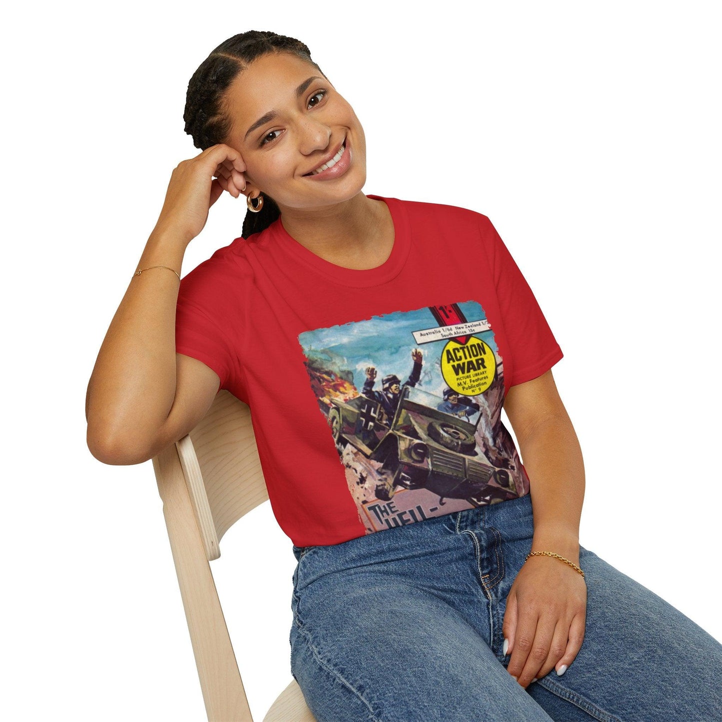 Action War #9 - Unisex Softstyle T-Shirt