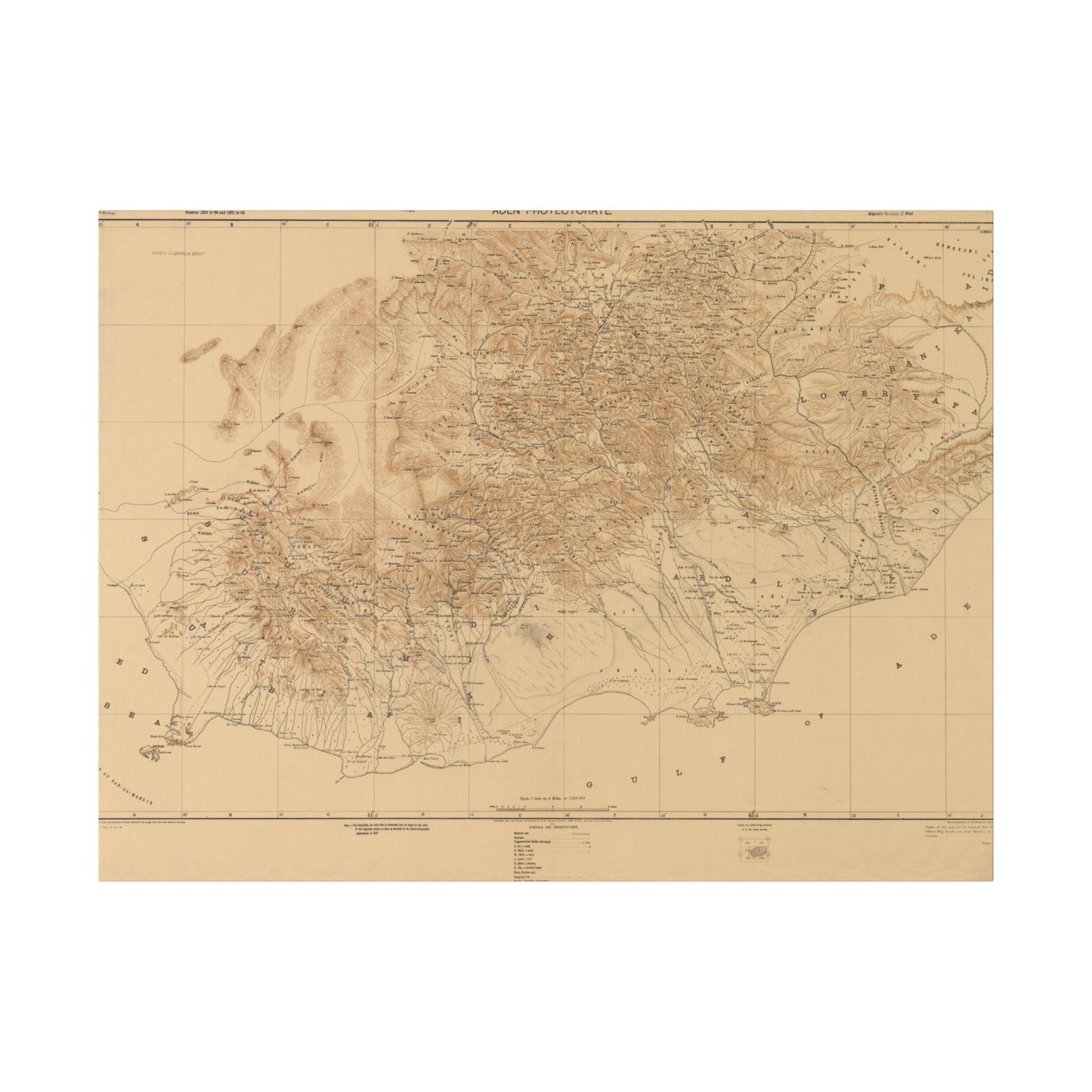 Aden Protectorate, Arabian Peninsula 1914 - Pacific Sky Games