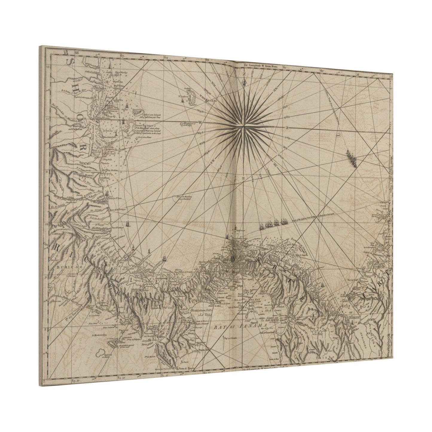 Isthmus of Panama from Great River on the Moskito Shore to Cartegena - Pacific Sky Games