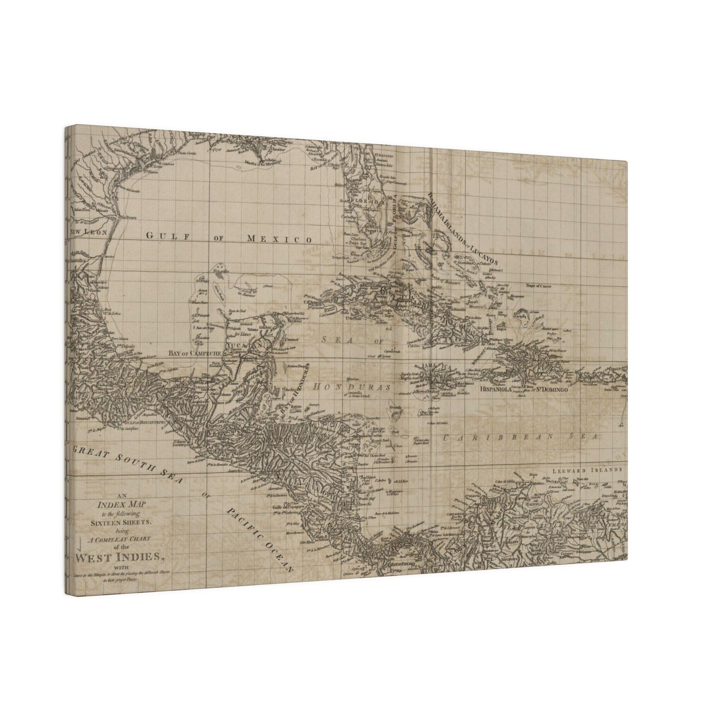 Chart of the West Indies - Pacific Sky Games