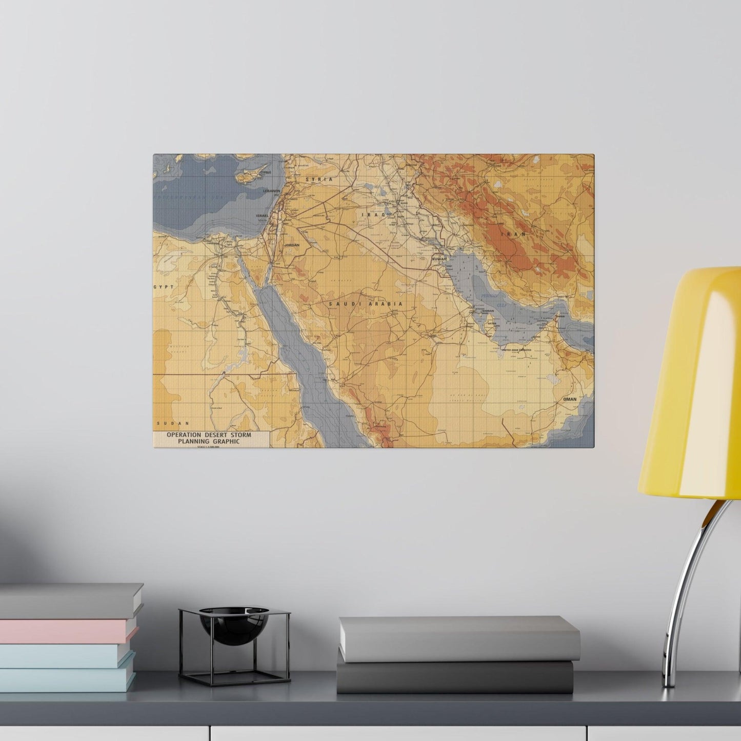 Operation Desert Storm Planning Graphic - Pacific Sky Games